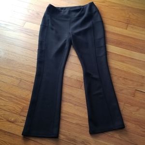 Jaanuu black yoga scrub pants
